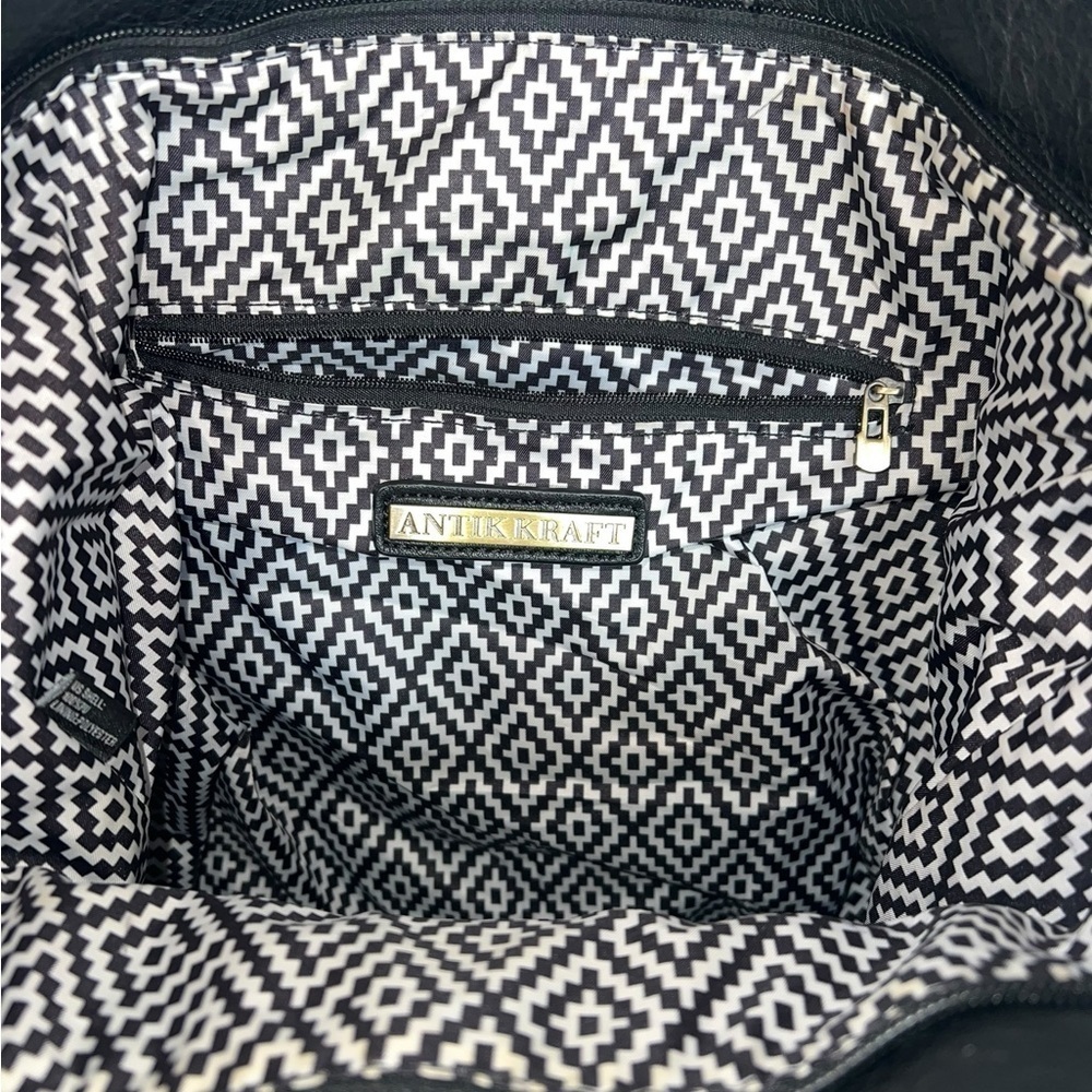 Antik Kraft Black Tote Bag - Picture 3 of 8
